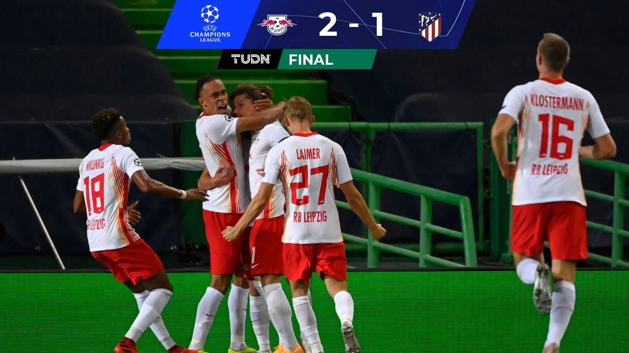 Leipzig logra la campanada al eliminar al Atlético de Madrid en los Cuartos de Final