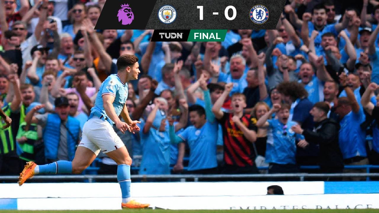 Manchester City celebró título la Premier League con victoria ante Chelsea