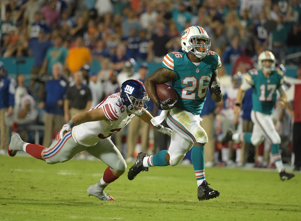 16. Lamar Miller, RB, Miami Dolphins.- 20.9 puntos.