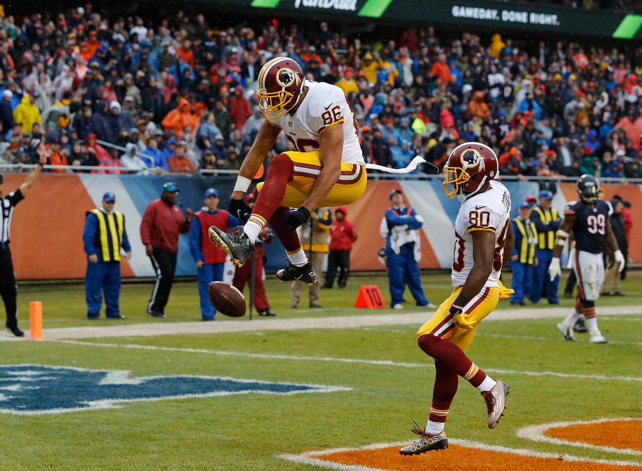 27. Jordan Reed, TE, Washington Redskins.- 18 puntos.