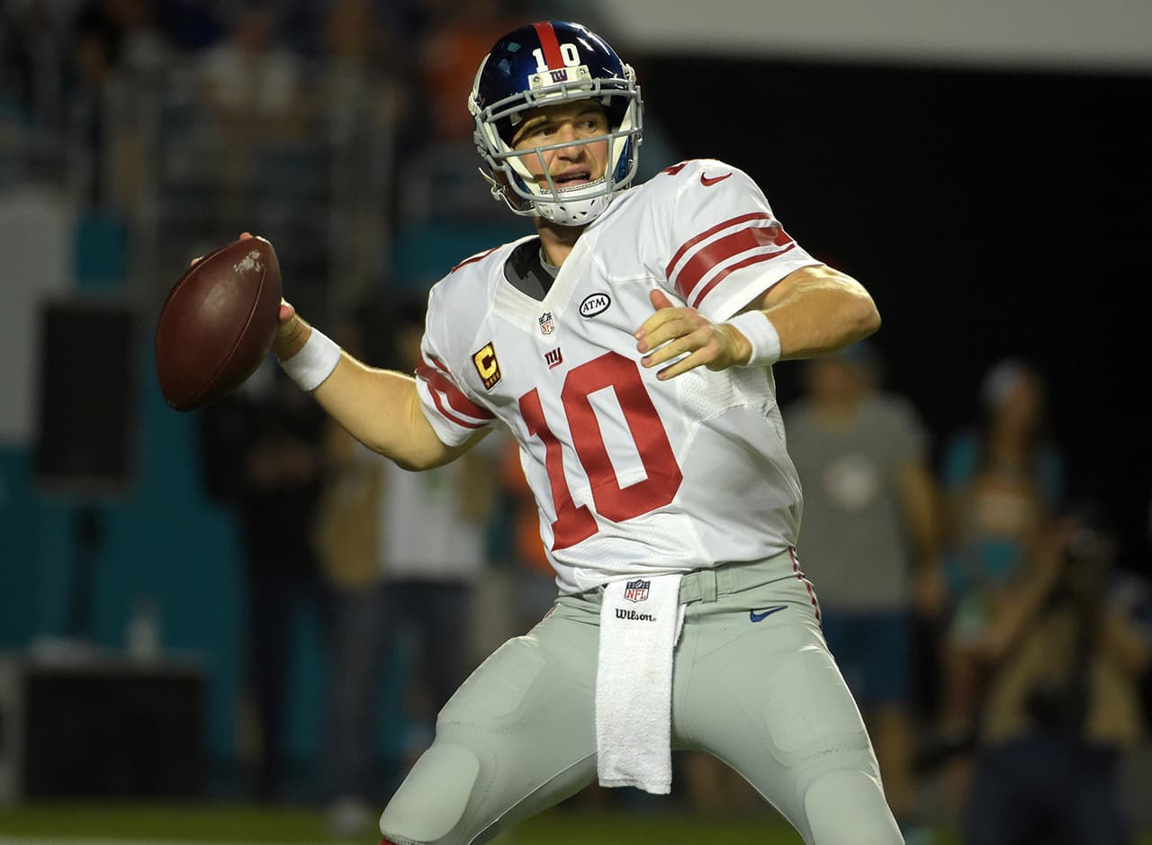 4. Eli Manning, QB, New York Giants.- 27.28 puntos.