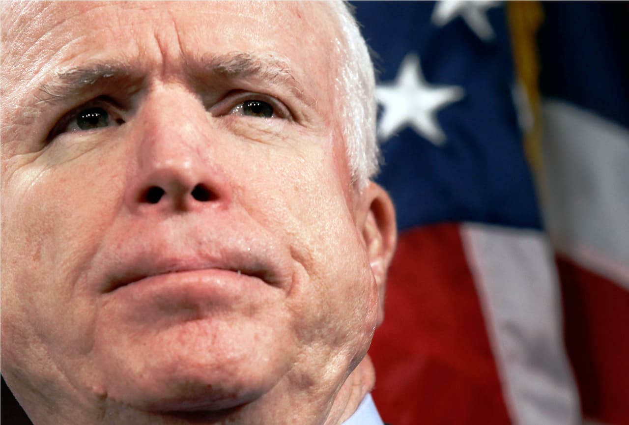El senador republicano John McCain fue diagnosticado con un grave caso de tumor cerebral