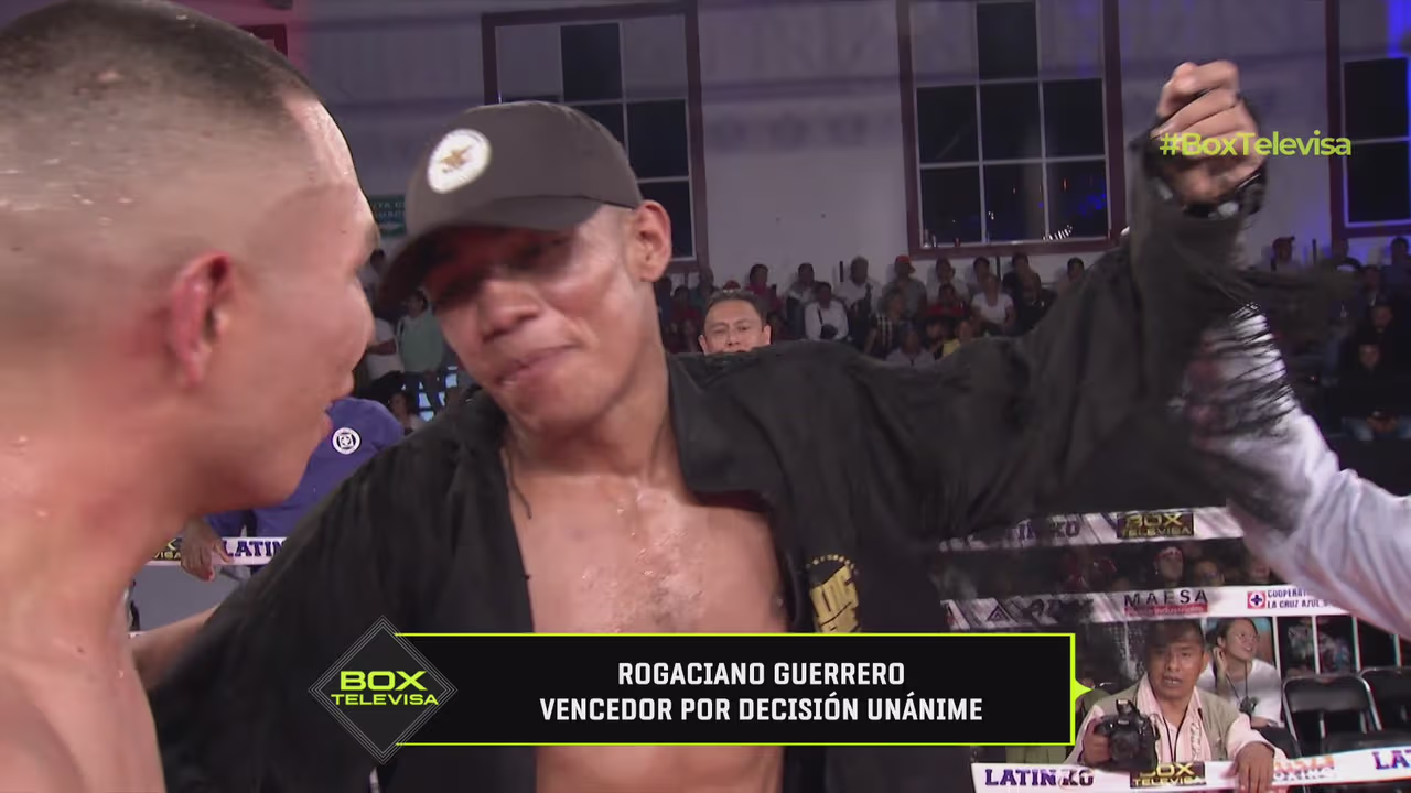 ‘Borre’ Guerrero sale con el brazo en alto en Box Televisa | TUDN Boxeo ...