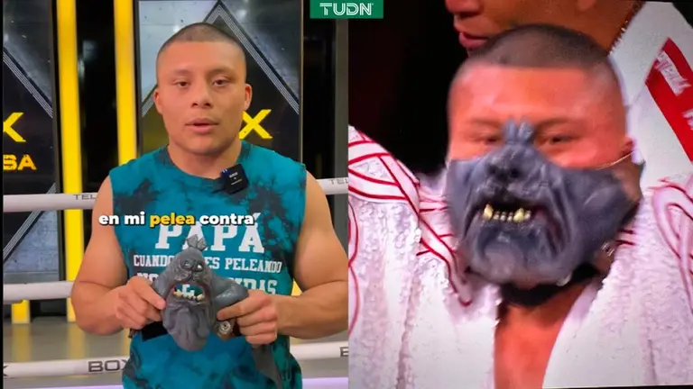 Barking Masked 'Pitbull' Cruz Excited Celebration After Knocking Out 'Rolly' Romero |  TUDN Boxing
