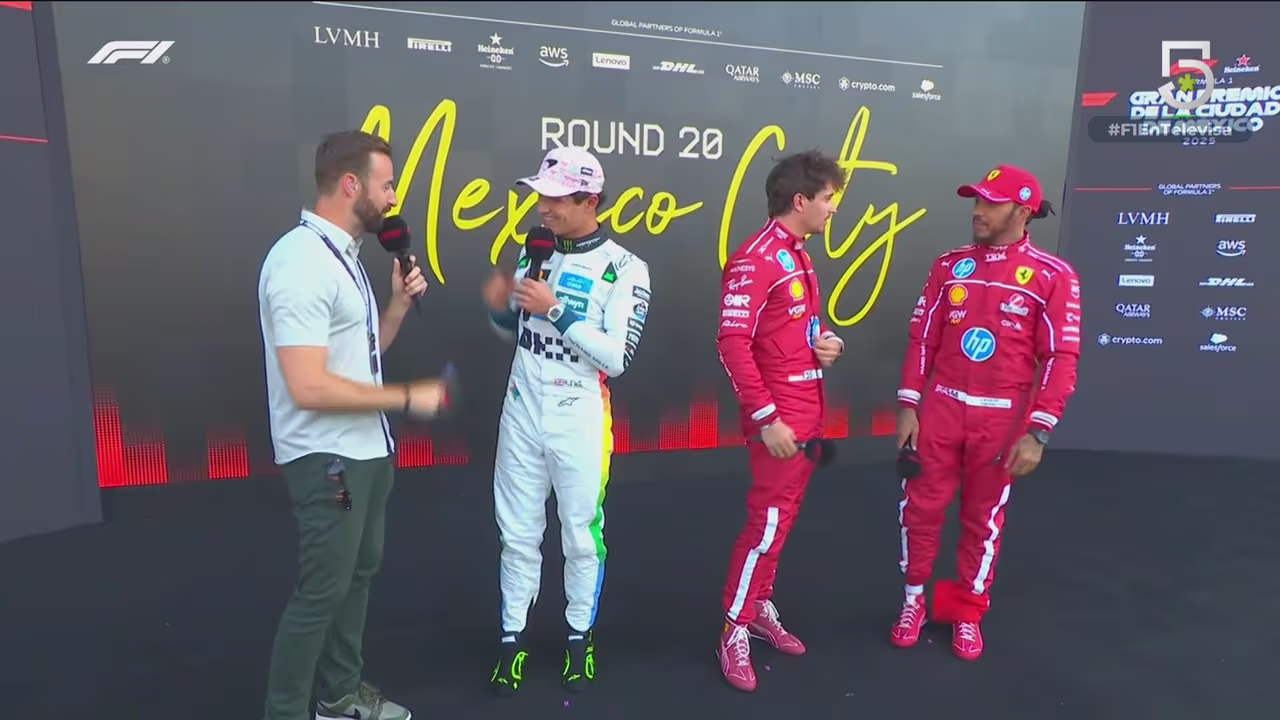 El incómodo momento que se vivió después de la calificación del GP de ...
