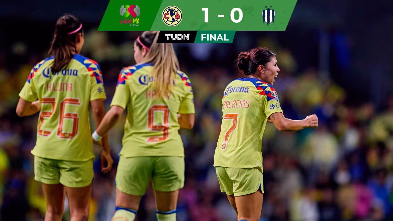 América gana a Rayadas en la Final de ida en la Liga MX Femenil en el ...