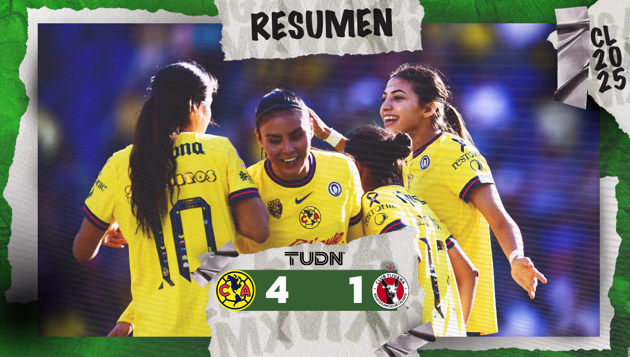 América golea y se consolida en el liderato de la Liga MX Femenil ...