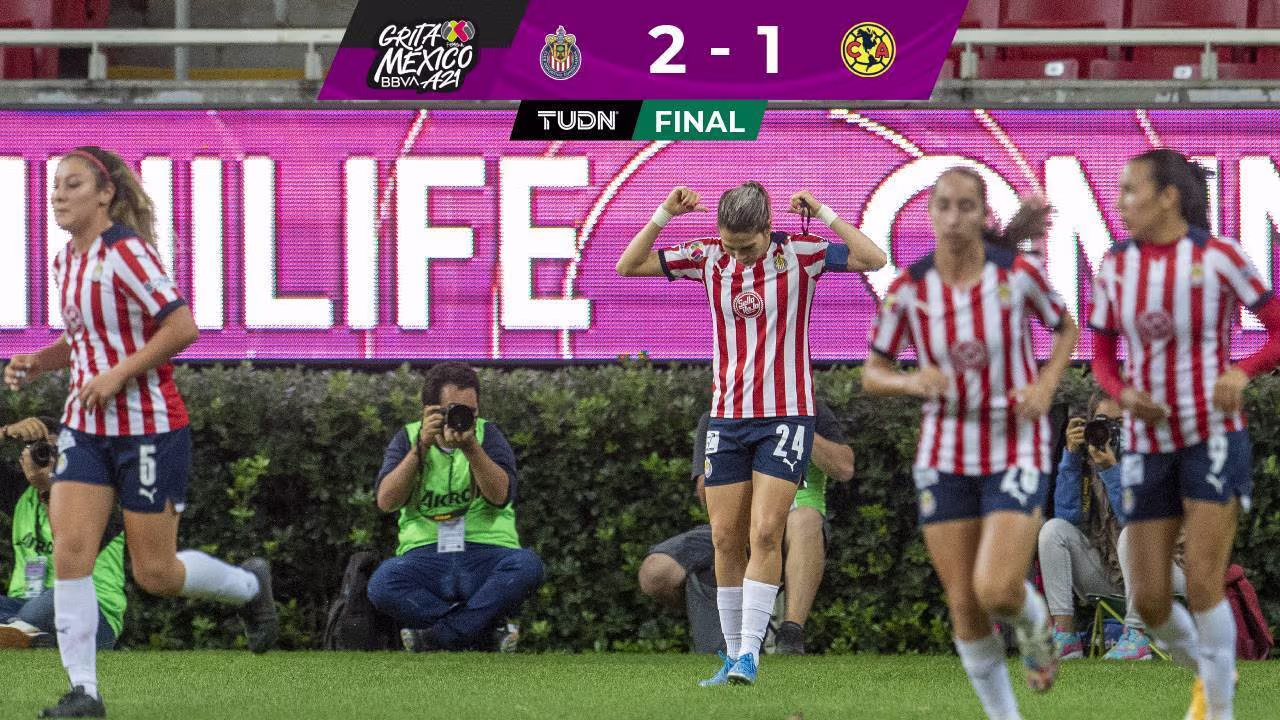 Chivas logra un épico triunfo ante América en la Femenil | TUDN Liga MX ...