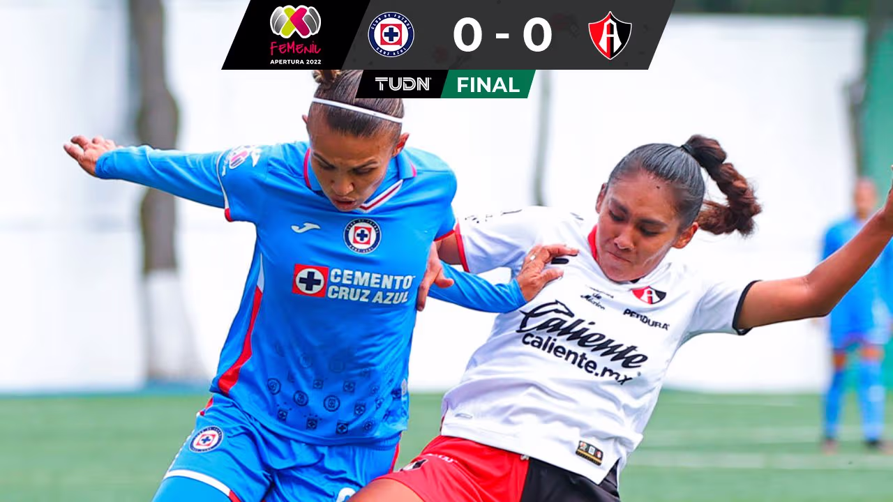Cruz Azul 0-0 Atlas en la Liga MX Femenil: marcador, resumen y goles ...