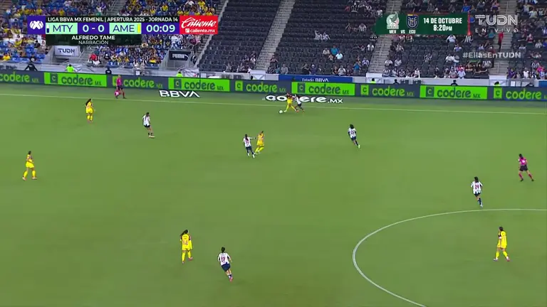 ¡EN VIVO! Rayadas vs América Femenil | Jornada 14 de la Liga MX Femenil