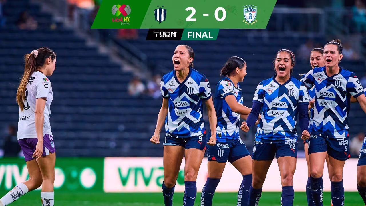 Liga MX Femenil: Rayadas gana a Pachuca en la Semifinal de ida en ...