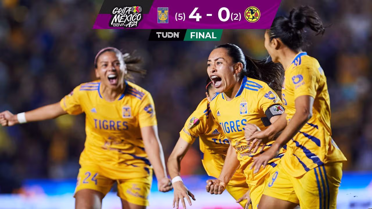 Tigres golea al América y se instala en otra Final de la Liga BBVA MX ...