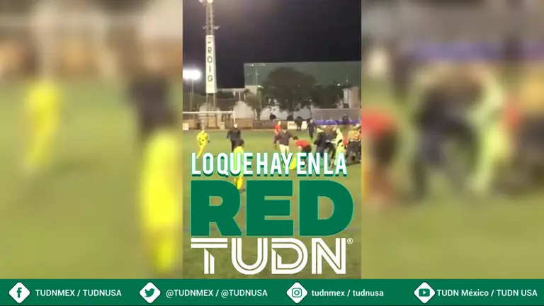 A Puños Patadas Y Empujones Terminó Partido De Juveniles Tudn Fútbol