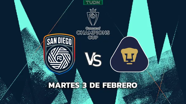 Horario y dónde ver el San Diego FC vs. Pumas UNAM de la Concacaf