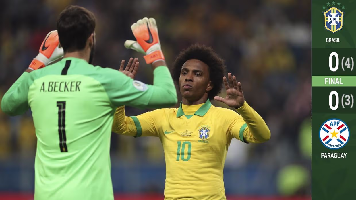 Brasil ataja fantasmas paraguayos de los penales y avanza a Semifinales ...