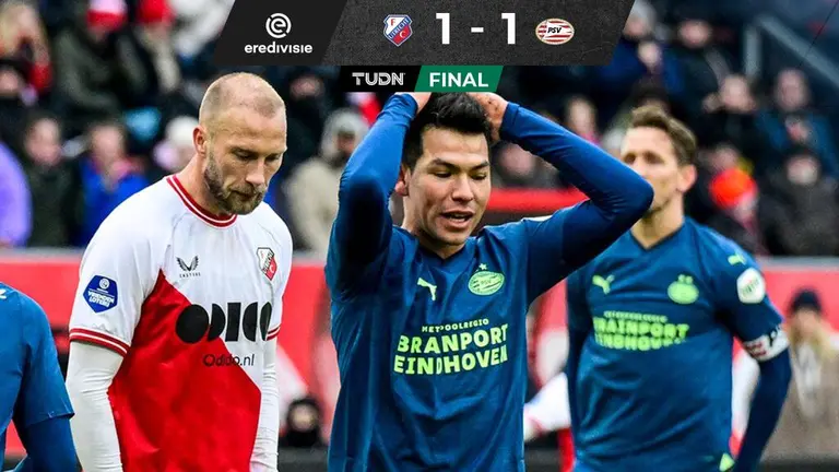 Chucky Lozano et le PSV perdent leur progression parfaite avec un match nul 1-1 contre Utrecht |  TUDN Eredivisie