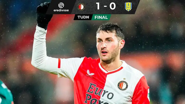 Feyenoord bat Waalwijk, mais Santi Giménez prolonge sa séquence sans but |  TUDN Eredivisie