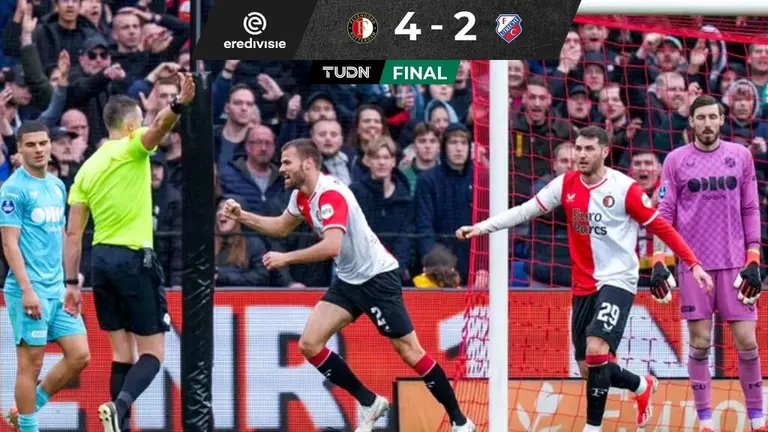 Santiago Giménez et Feyenoord réduisent l’écart avec le PSV avec une victoire contre Utrecht |  TUDN Eredivisie