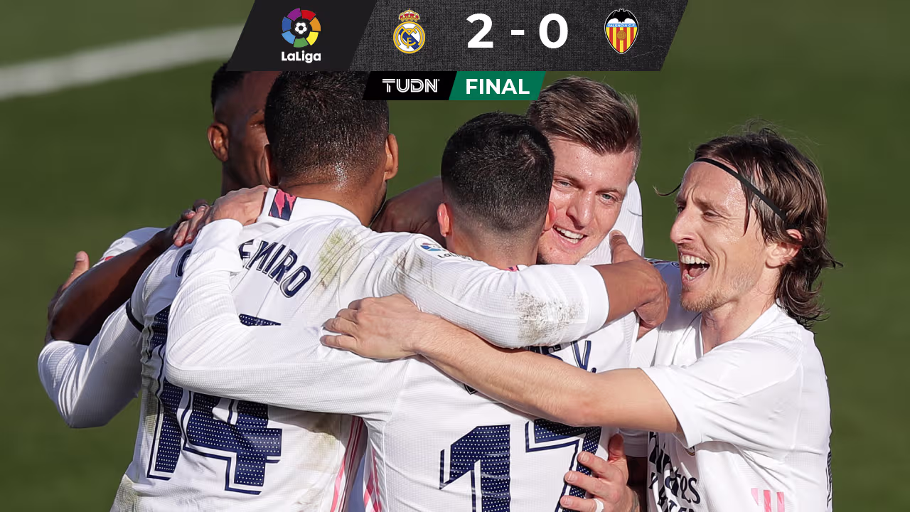 Real Madrid 2-0 Valencia, resultado goles de Benzema y Kroos y resumen ...