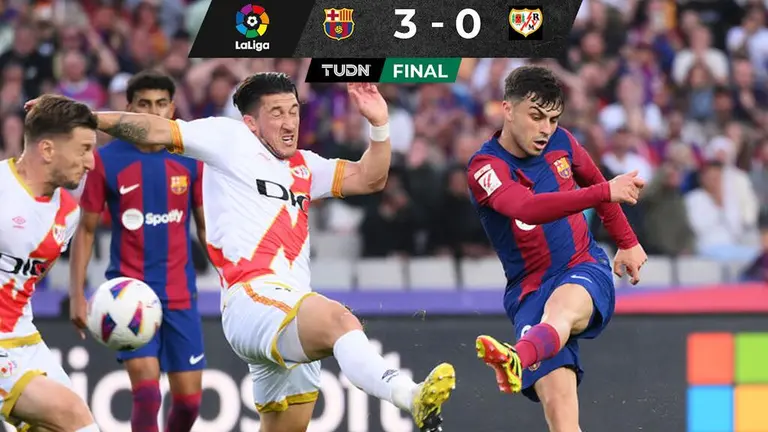 Barcelona verabschiedet sich von seinen Fans mit einem Sieg gegen Rayo Vallecano |  TUDN La Liga