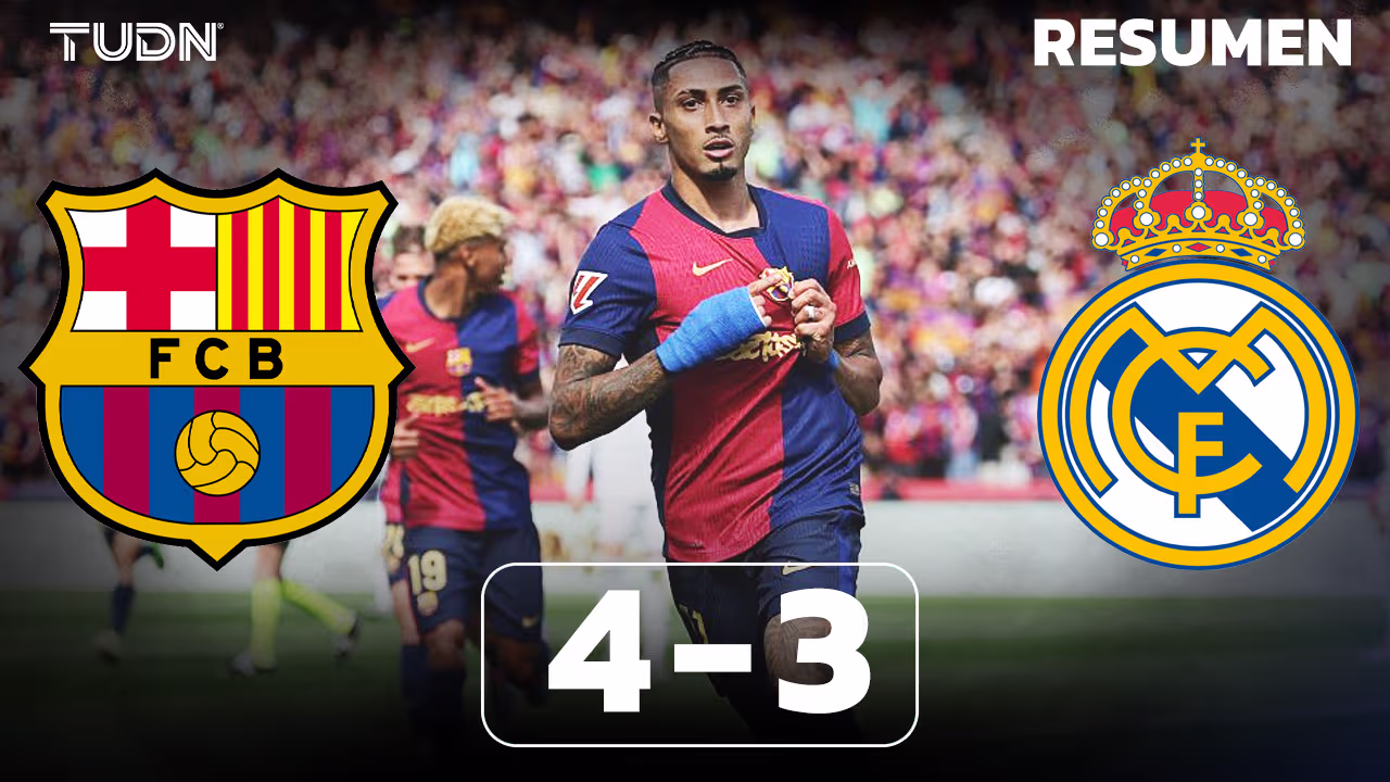 Barcelona vence al Real Madrid en un gran Clásico y acaricia el título ...