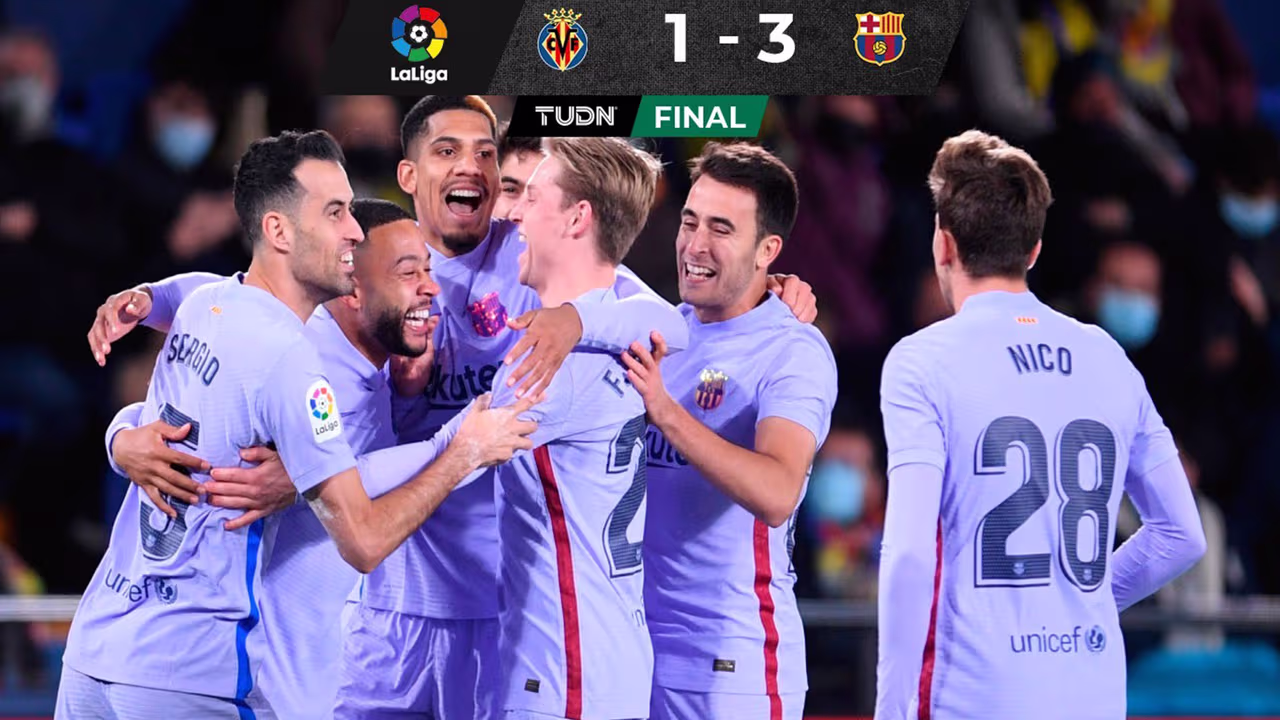 Barcelona vence al Villarreal y logra su primer triunfo como visitante ...