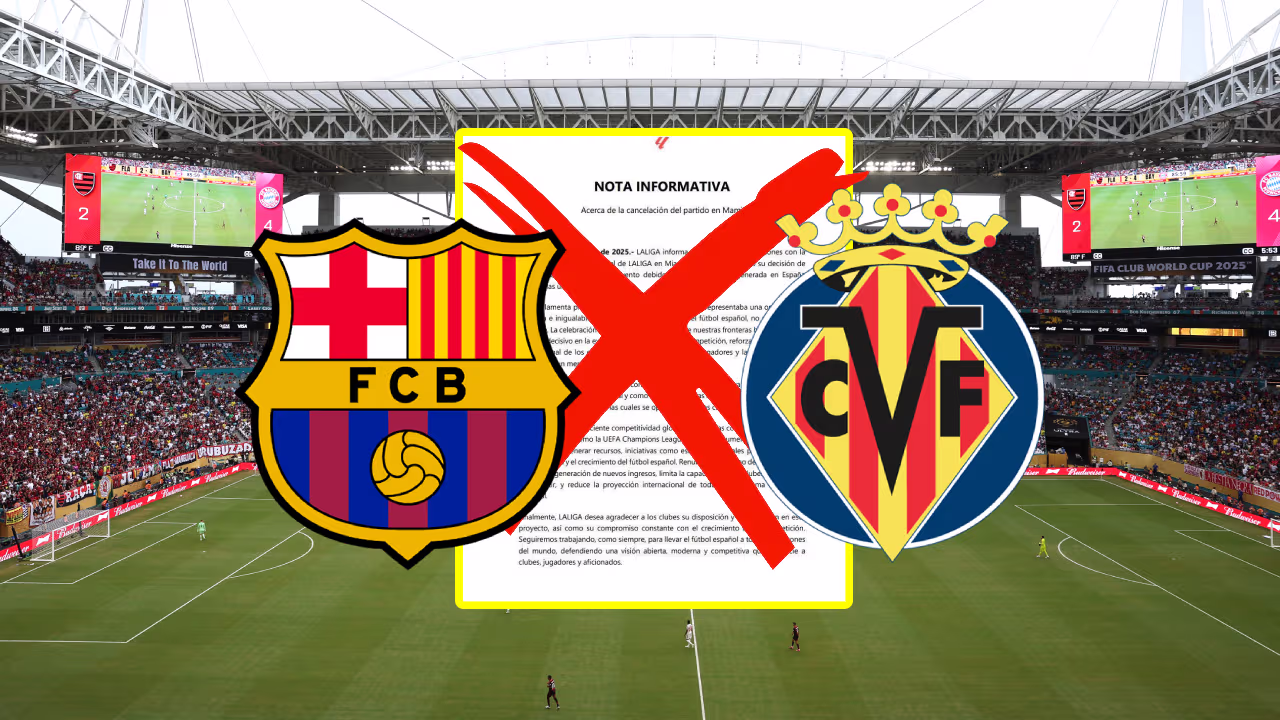 Bombazo: LaLiga cancela el Villarreal vs. Barcelona en Miami | TUDN La ...