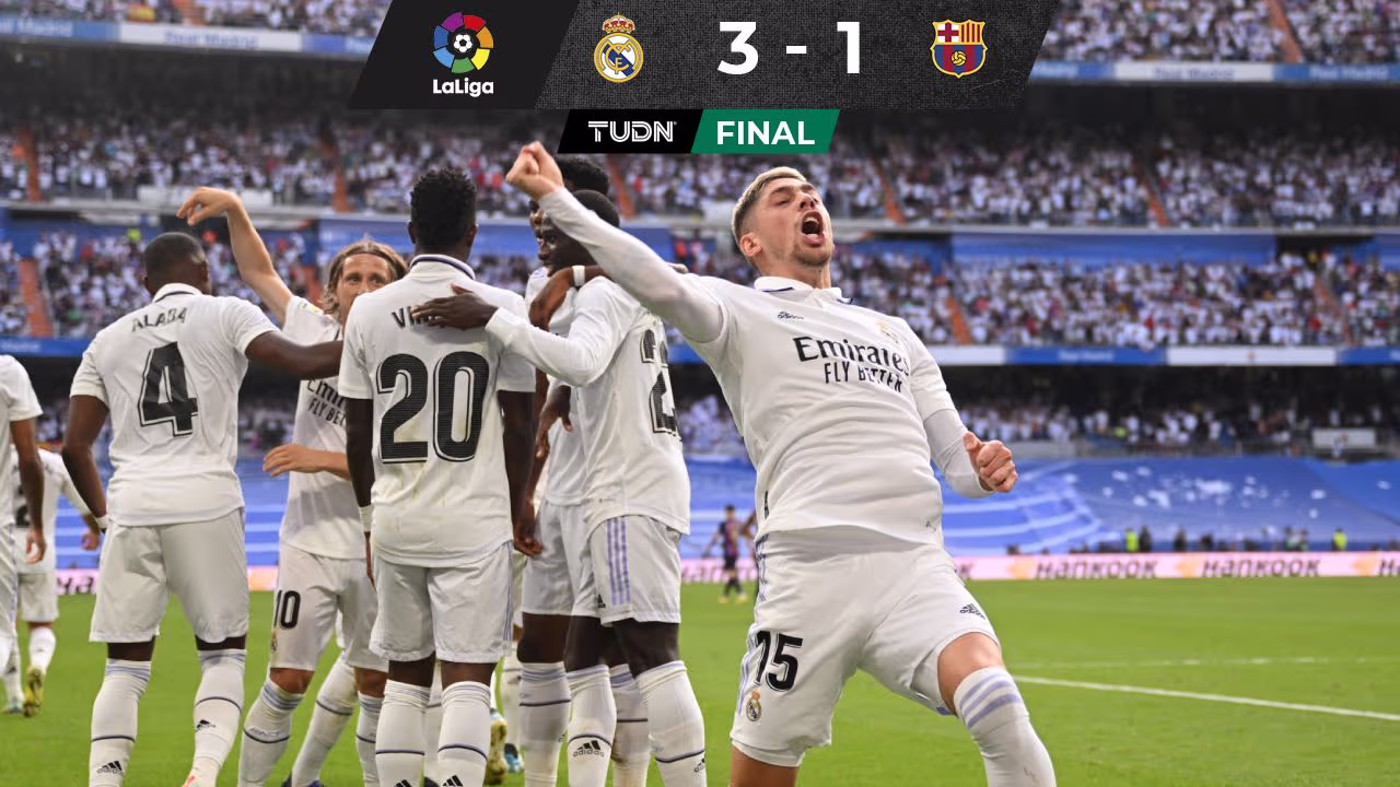Real Madrid humilla al Barcelona y se lleva el Clásico | TUDN La Liga ...