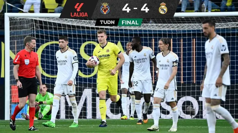 Real Madrid lässt sich zurückziehen und endet mit einem Unentschieden gegen Villarreal |  TUDN La Liga