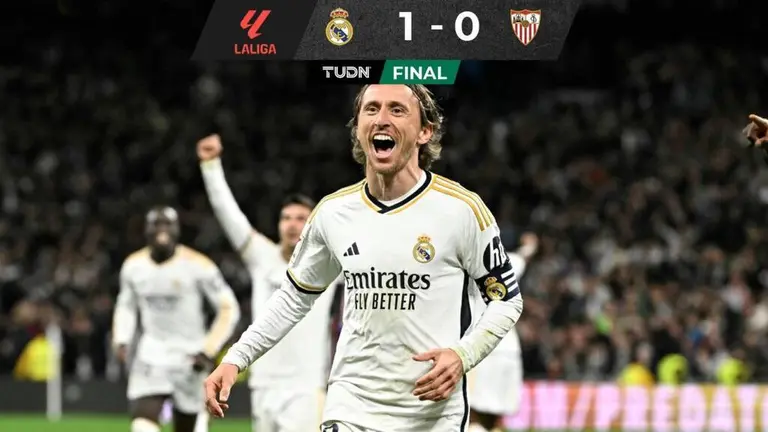 Real Madrid 1-0 Séville, LaLiga 23-24 : résultat, buts et résumé |  TUDN La Liga