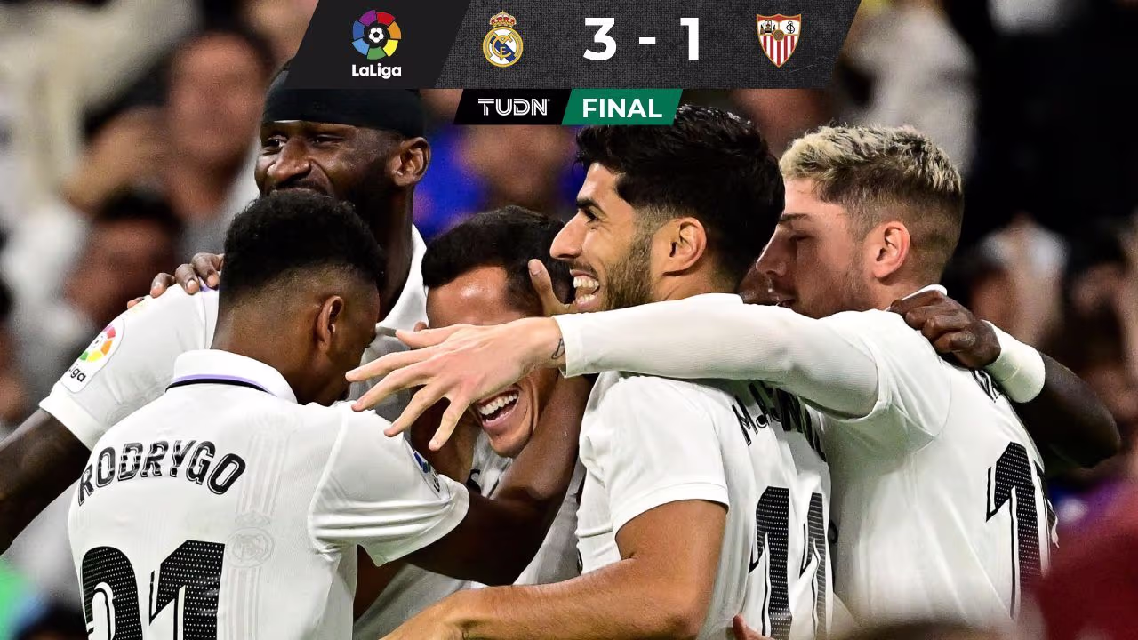 Real Madrid vence 3-1 al Sevilla en la Jornada 11 de LaLiga de España ...