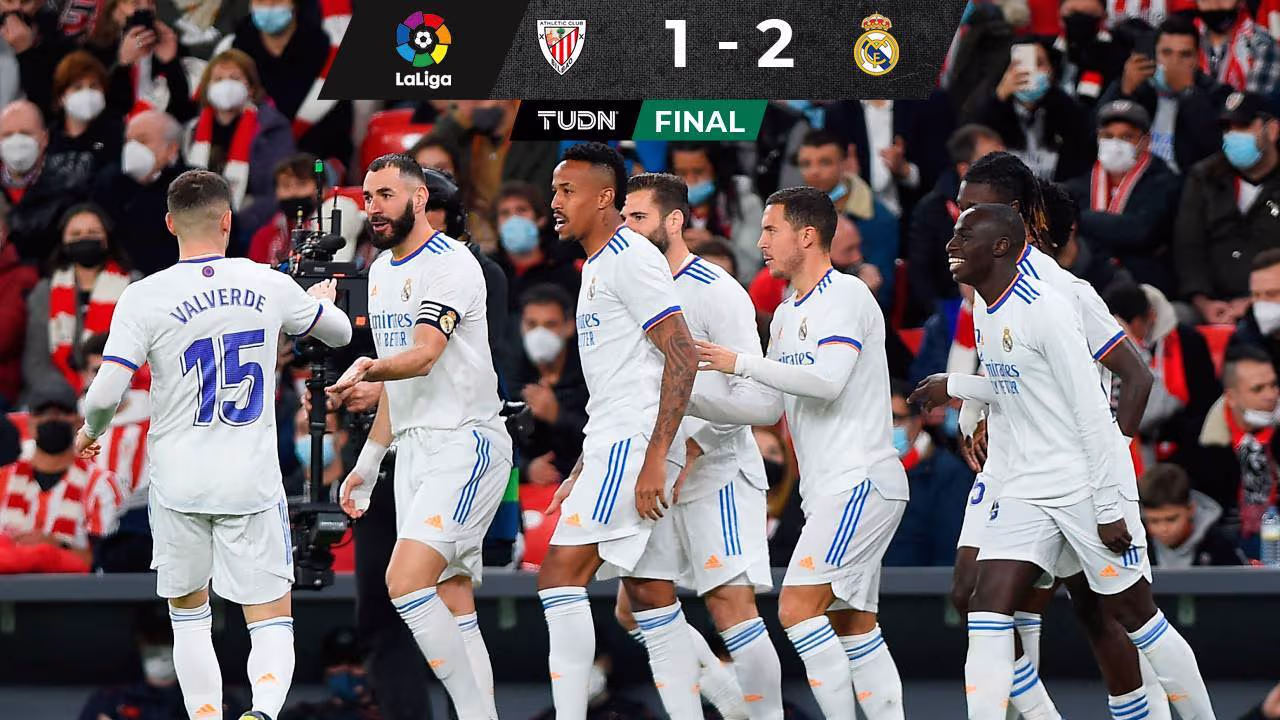 Real Madrid vence Athletic de Bilbao con doblete de Karim Benzema en ...