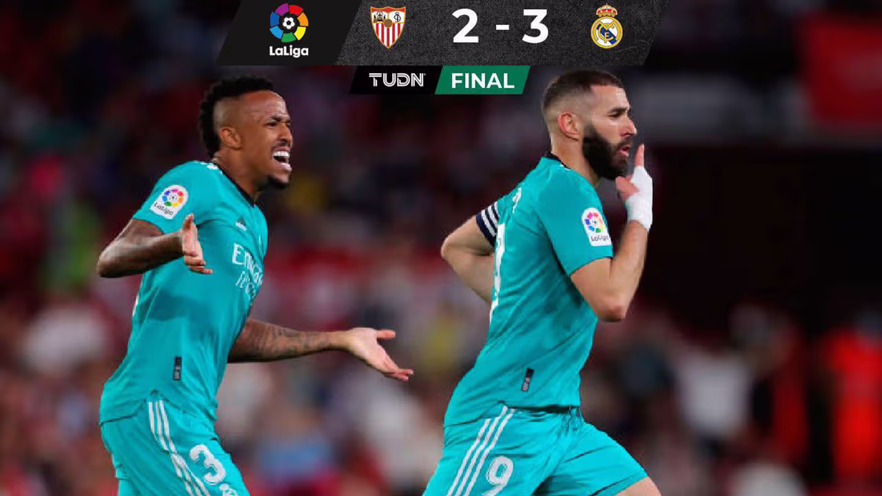 Una nueva remontada: Real Madrid venció al Sevilla de Tecatito | TUDN ...