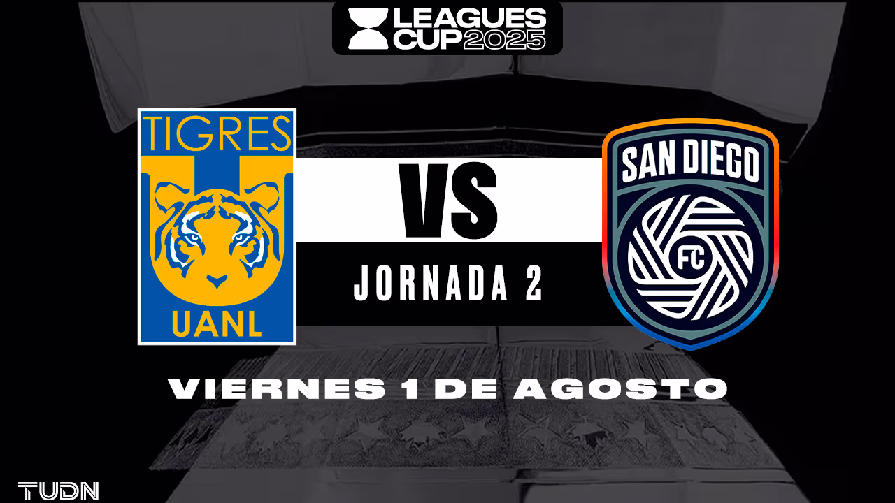 Así podrás ver el Tigres vs. San Diego FC de la Leagues Cup 2025 | TUDN ...
