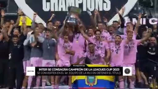 ¡Grítalo! Messi e Inter Miami levantan el título de Leagues Cup 2023 ...
