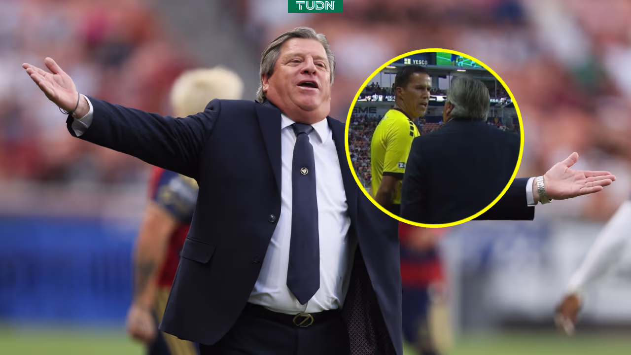 Miguel Herrera, expulsado por el árbitro que debutó como jugador en Liga MX