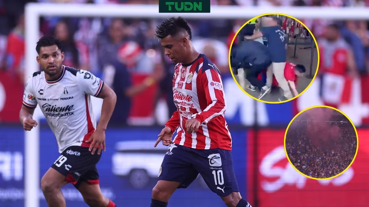 Aficionados del Atlas y Chivas se pelean en Los Angeles | TUDN Liga MX ...