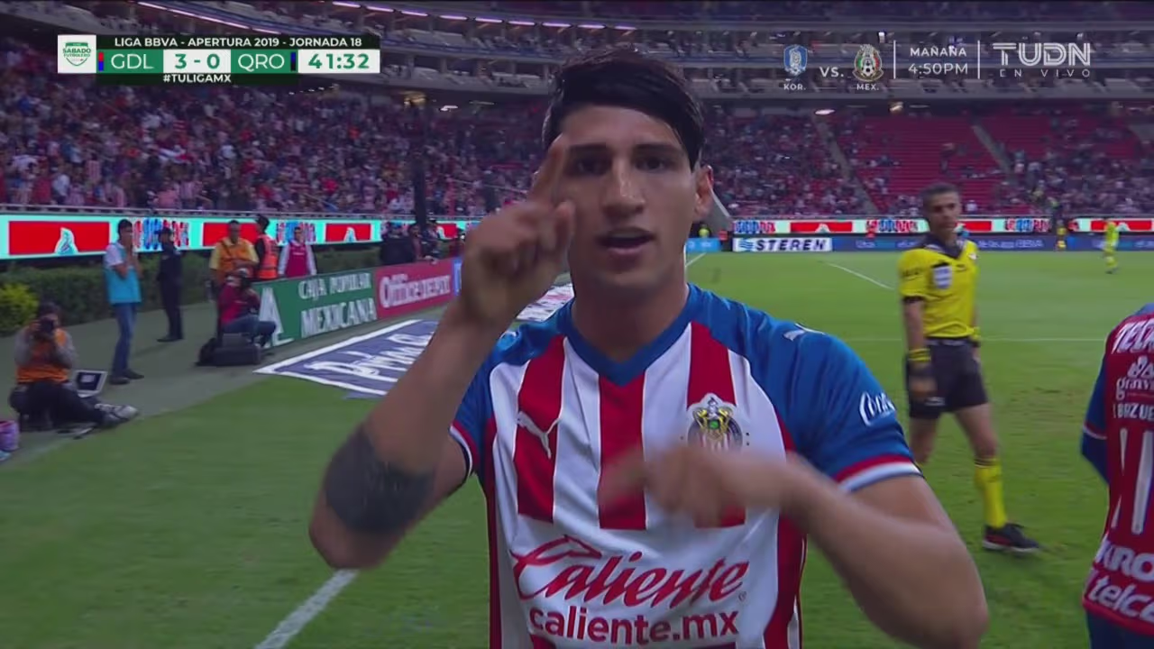 Chivas 3-0 Querétaro: Gol Alan Pulido minuto 41 Jornada 18 Liga MX ...