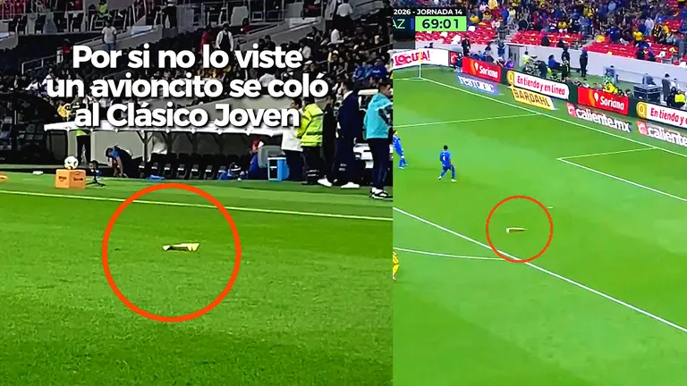 Unexpected Plane Steals the Show at America vs. Cruz Azul Youth Classic