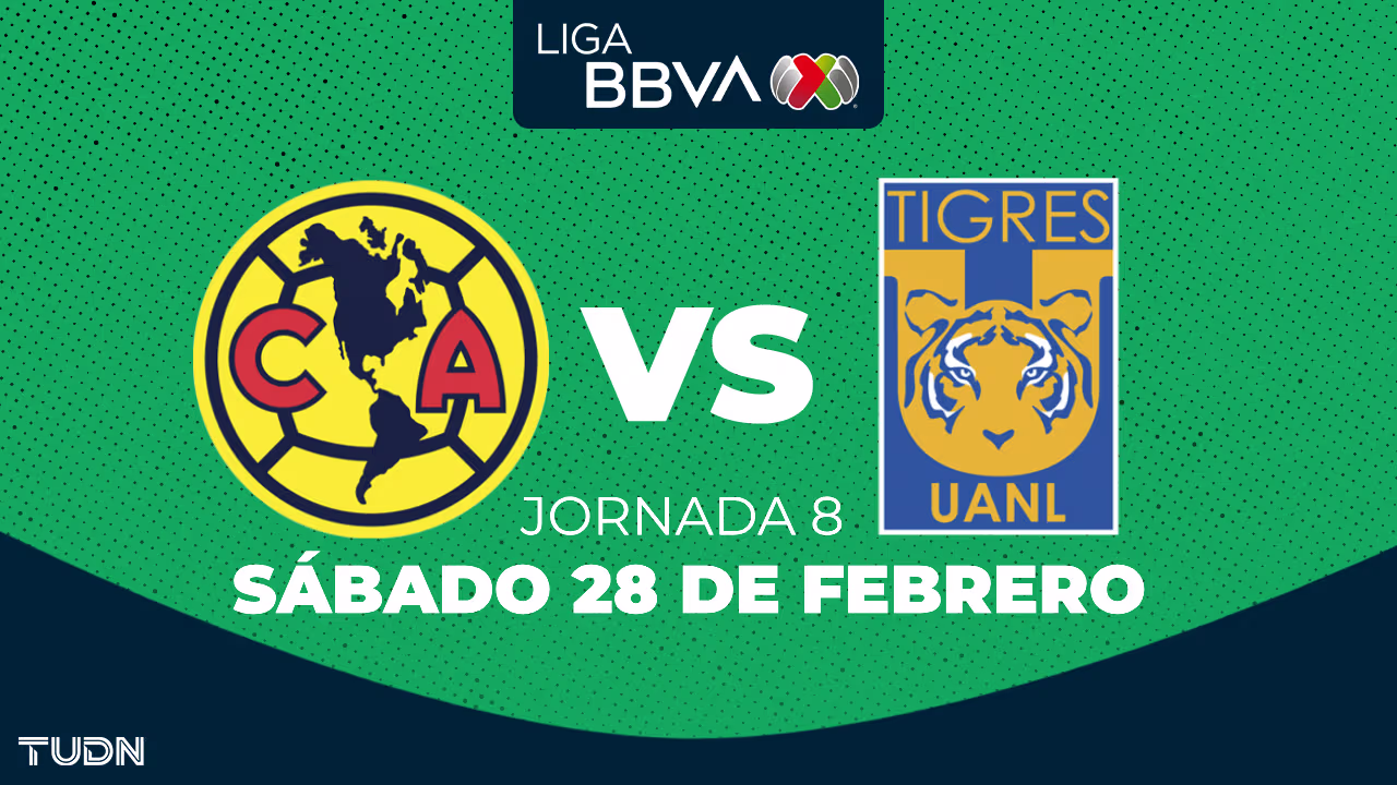 América vs. Tigres: horario y dónde ver el partido de la Jornada 8 de ...