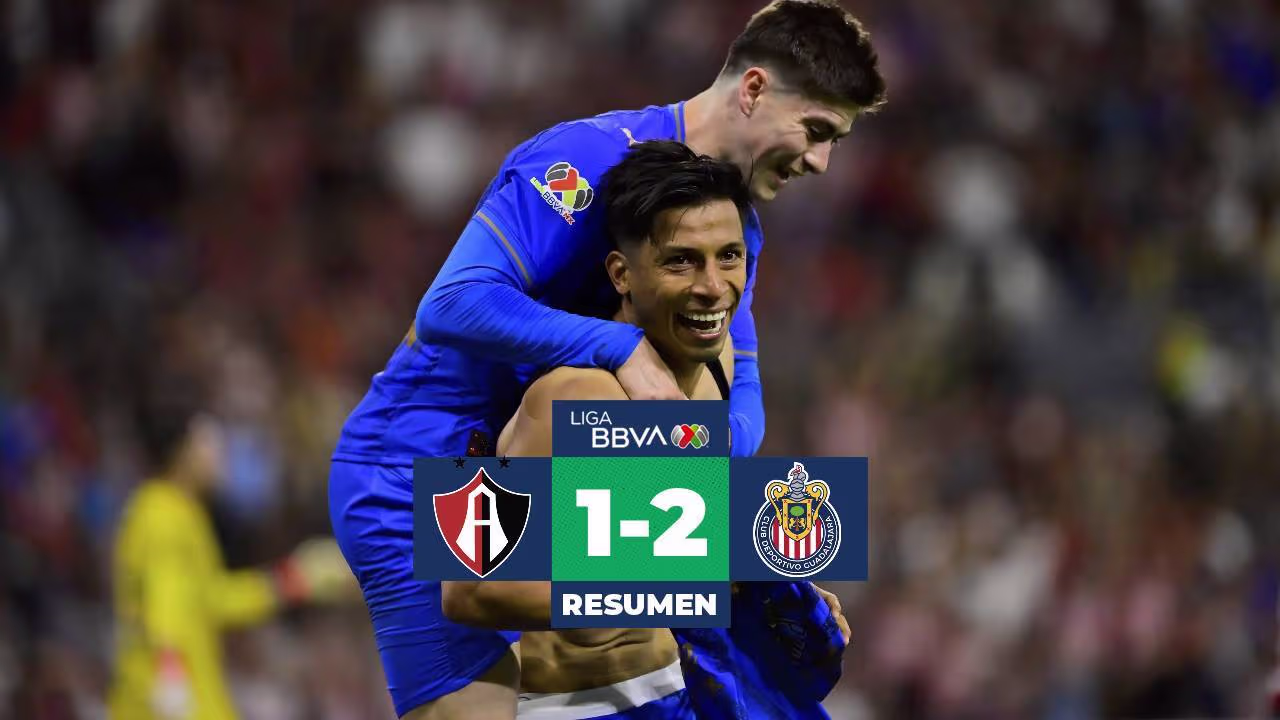 Chivas derrota a Atlas en el Clásico Tapatío de la Jornada 10 del ...
