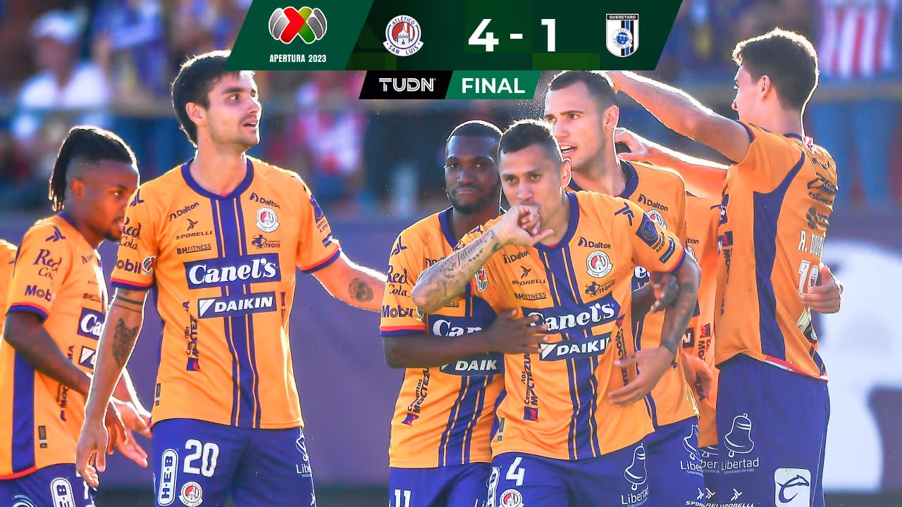 'Cata' Domínguez encamina goleada de San Luis ante Querétaro con golazo ...