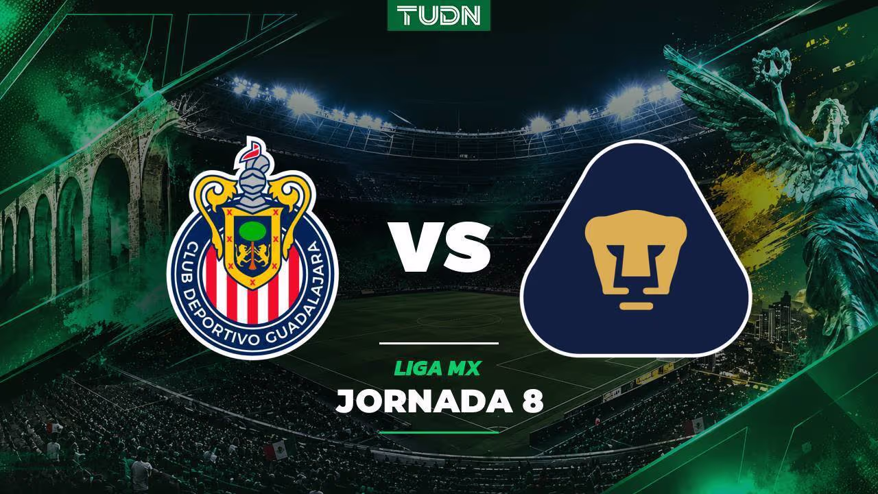 Chivas vs. Pumas: Horario y dónde ver el partido de la Jornada 8 del Apertura 2026