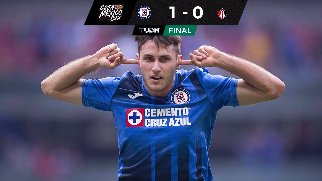 Cruz Azul vence a Atlas con gol de Santiago Giménez | TUDN Liga MX | TUDN