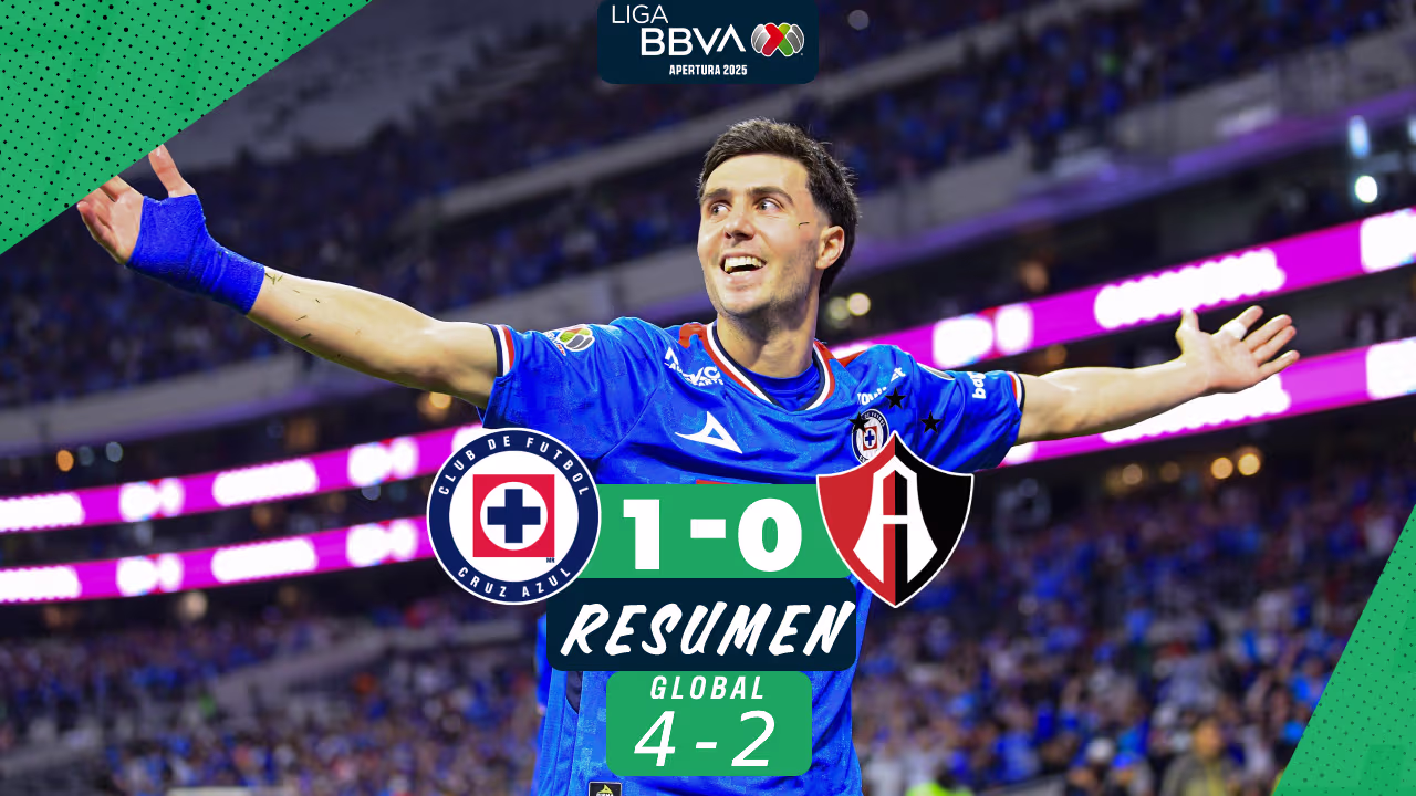 Cruz Azul vs. Atlas: goles, resultado y resumen del partido de vuelta ...