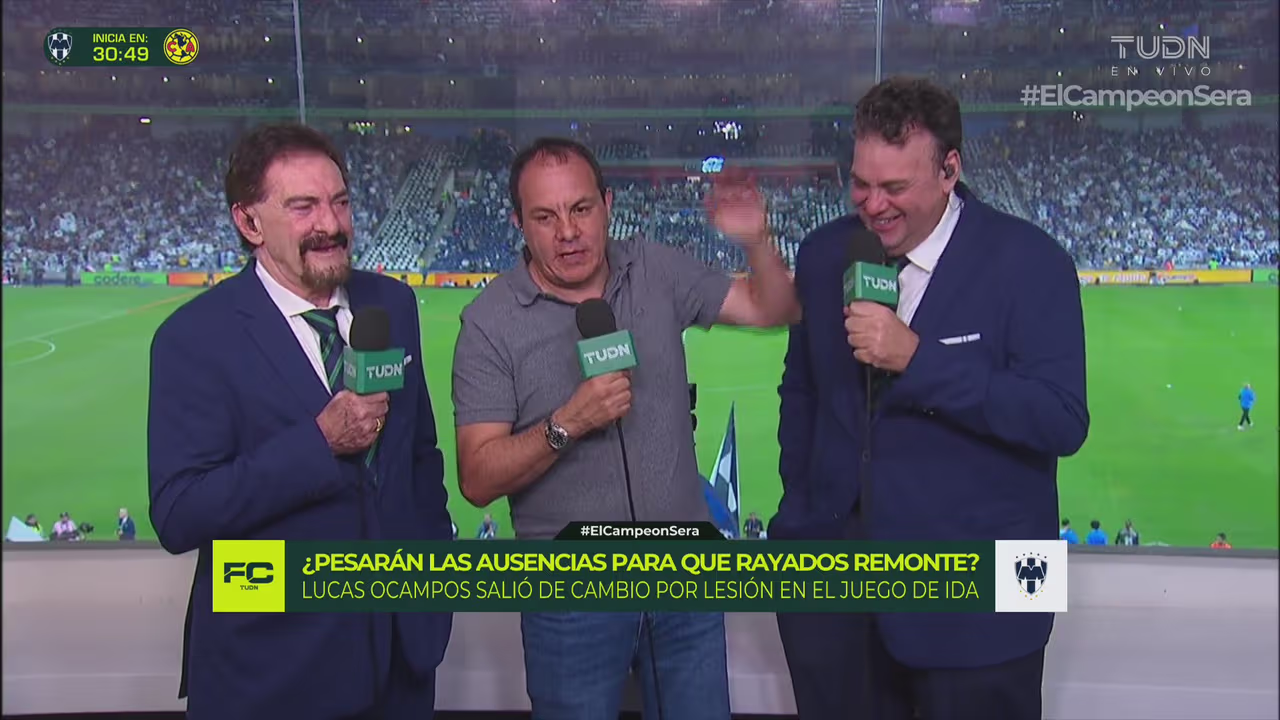 ¡Cuau le da 'chescos' a Faitelson en plena transmisión! | TUDN Liga MX ...