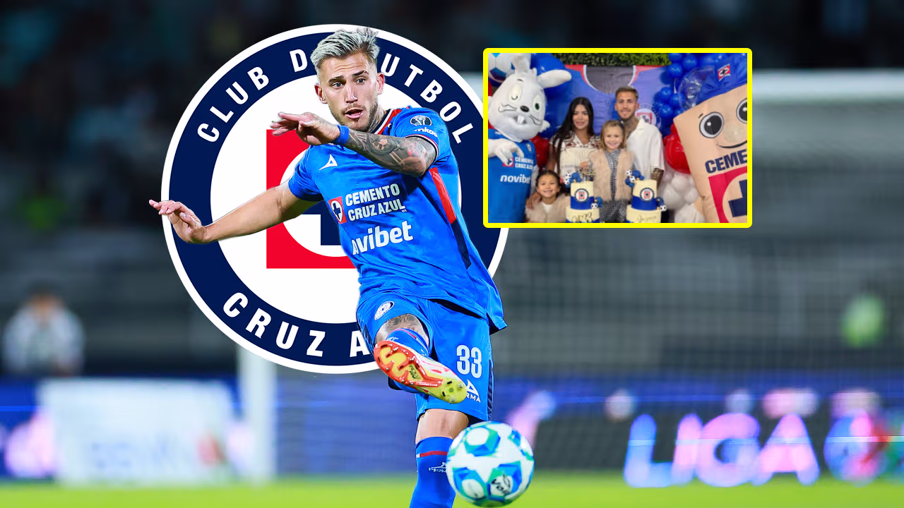 Gonzalo Piovi hace fiesta de cumpleaños con temática del Cruz Azul ...