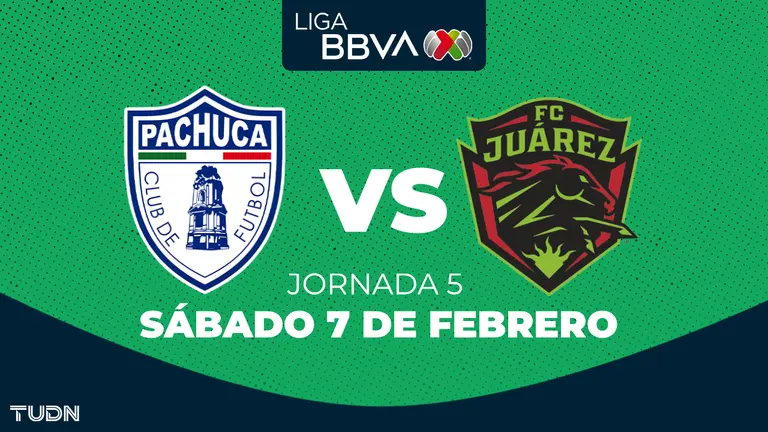 Pachuca vs. Juarez | Schedule and where to watch this Liga MX Clausura 2026 match | TUDN Liga MX