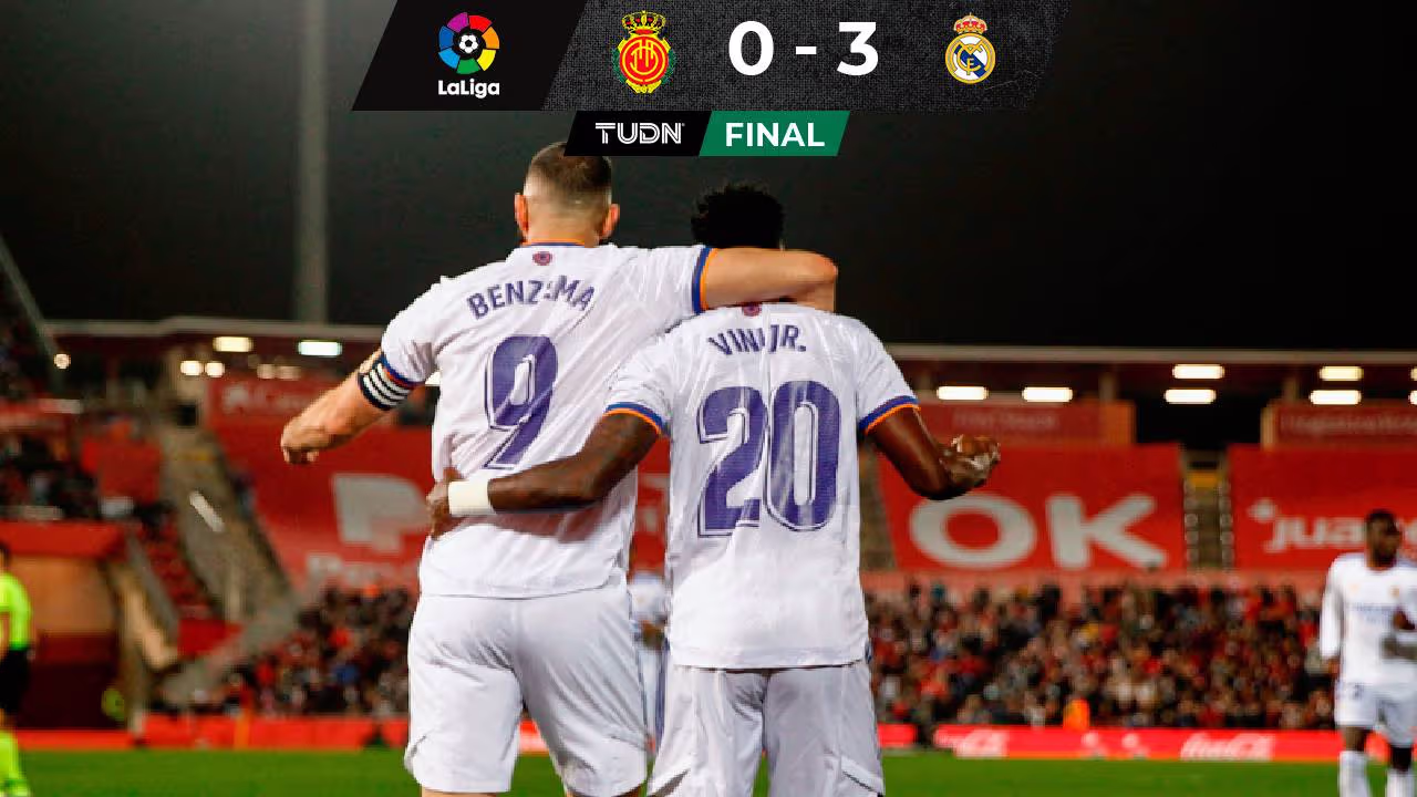 Real Madrid golea al Mallorca y manda mensaje al Barcelona | TUDN Liga ...
