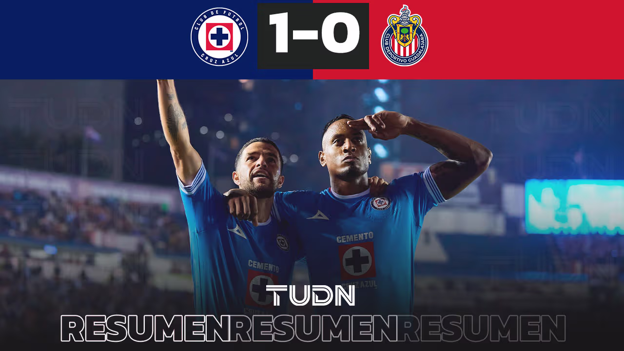 Resumen | Cruz Azul derrota a Chivas con gol de Rivero en un partidazo ...